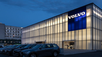Освітлення для автоцентру Volvo Car (Дніпро, вул. Княгині Ольги 19Б)